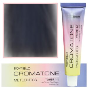 Montibello Cromatone Meteorites - farby i tonery do włosów blond, 60ml Titanium Grey | Tytanowa Szarość