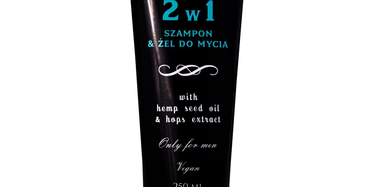 Nacomi Men 2w1 szampon i żel pod prysznic w jednym 250 ml