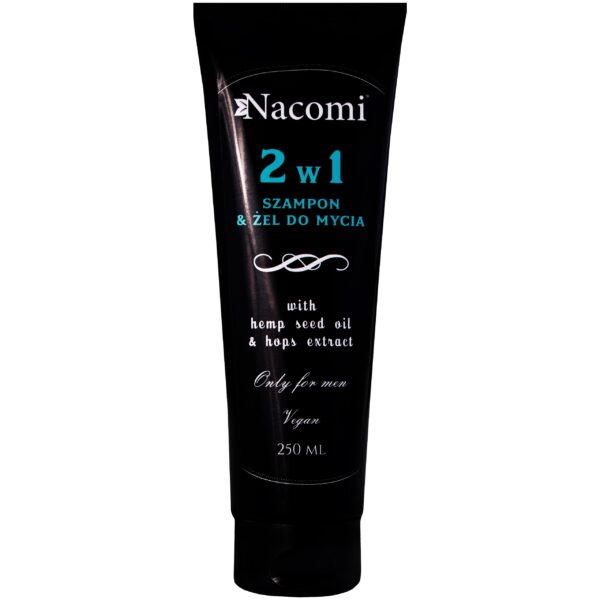 Nacomi Men 2w1 szampon i żel pod prysznic w jednym 250 ml