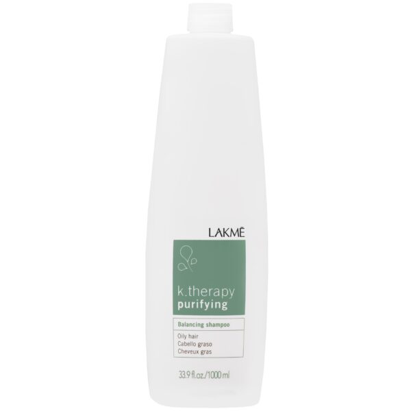 Lakme K.Therapy Purifying - oczyszczający szampon do włosów przetłuszczających się, 1000ml
