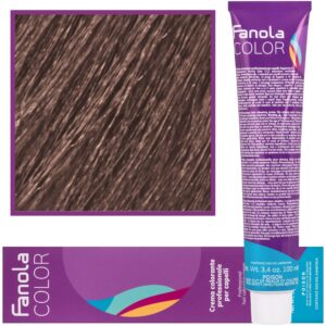 Fanola Crema Color farba - profesjonalny krem koloryzujący, 100 ml 8.1 | Jasny Popielaty Blond
