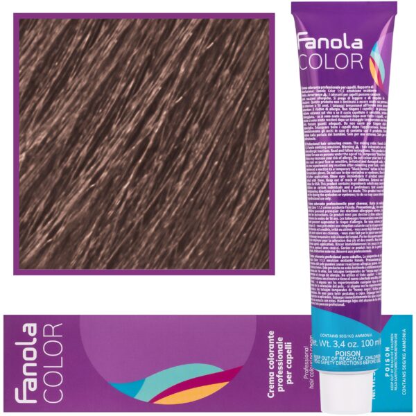 Fanola Crema Color farba - profesjonalny krem koloryzujący, 100 ml 8.1 | Jasny Popielaty Blond