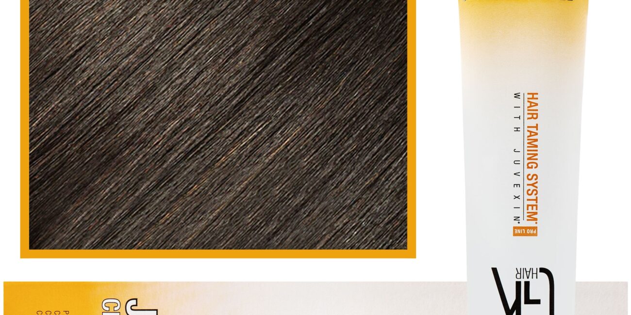GK Hair Juvexin - farba do koloryzacji włosów z keratyną, 100ml 5,1|  Jasny Popelaty Kasztan