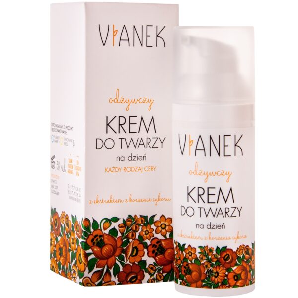 Vianek Odżywczy krem do twarzy na dzień wygładzający, 50 ml