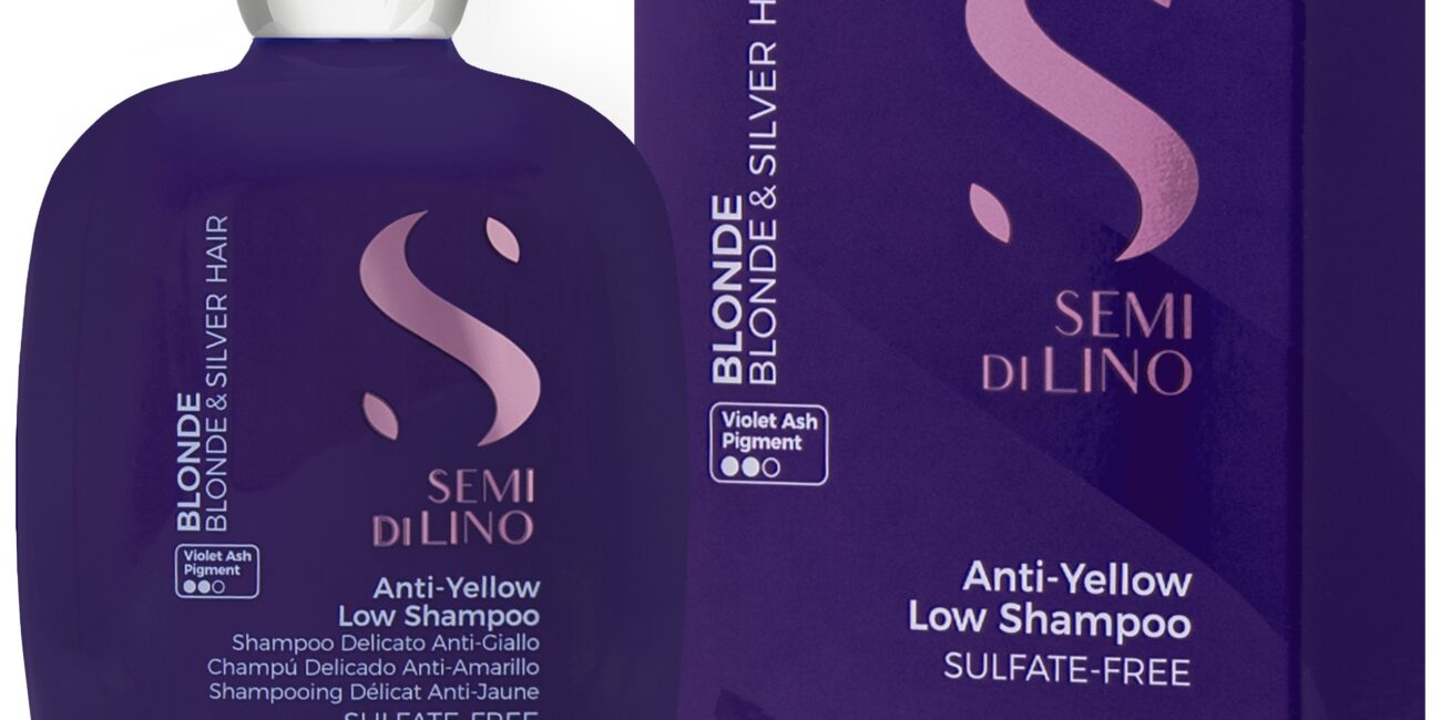 Alfaparf Anti Yellow Low - szampon do włosów blond i siwych, 250ml