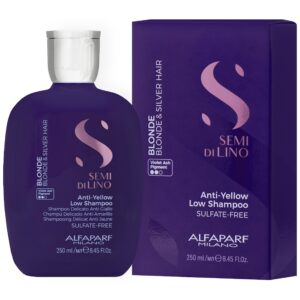Alfaparf Anti Yellow Low - szampon do włosów blond i siwych, 250ml