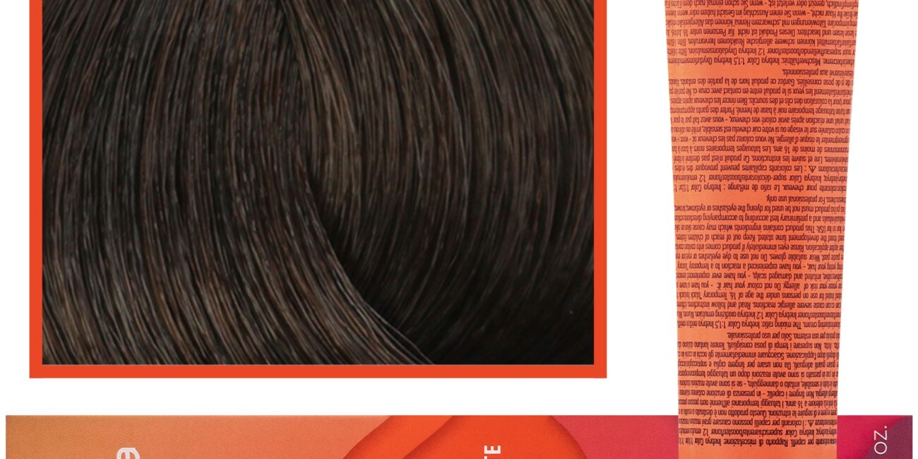 Inebrya Color - farba krem koloryzujący do włosów, 100ml 5 | Czysty Jasny Kasztanowy