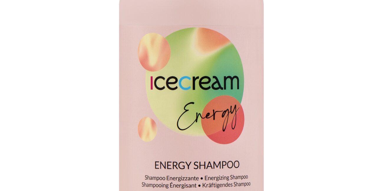 Inebrya Ice Cream Energy - szampon energetyzujący do włosów cienkich i słabych, 1000ml