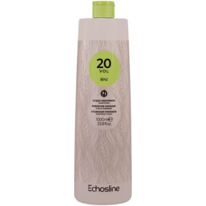 Echosline Hydrogen Peroxide Stabilized Cream - aktywator w kremie do farb, 1000ml 20 Vol | 6%