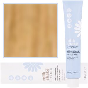 Milk Shake 9 Minutes - farba do włosów 100ml, pełna paleta kolorów 8,0 | 8NN || Jasny Intensywny Blond