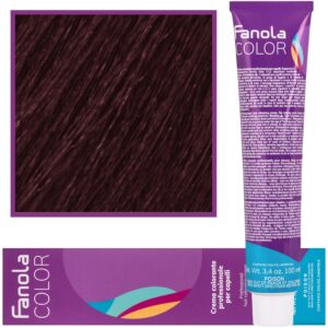 Fanola Crema Color farba - profesjonalny krem koloryzujący, 100 ml 5.6 | Jasny Brąz Czerwony