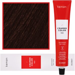 Kemon Cramer Color – kremowa farba do włosów z olejem kokosowym, 100ml 5,43 | Jasny Miedziany Złoty Brąz