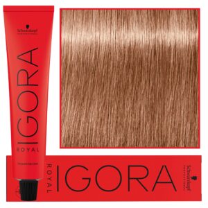 Schwarzkopf Professional Igora Royal - trwała farba do włosów o innowacyjnej formule, 60ml 9-67 | Ekstra Jasny Blond Czekoladowo Miedziany
