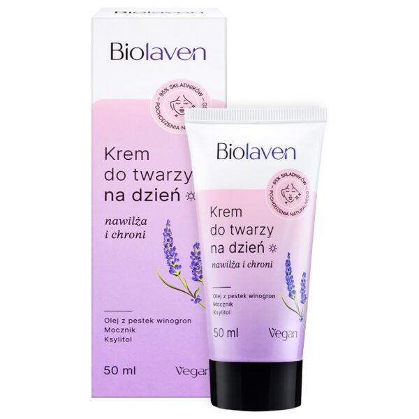 Biolaven Organic - Krem intensywnie nawilżający do twarzy na dzień, 50ml