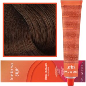 Inebrya Color - farba krem koloryzujący do włosów, 100ml 6/73 | Ciemny Brązowy Złoty Blond