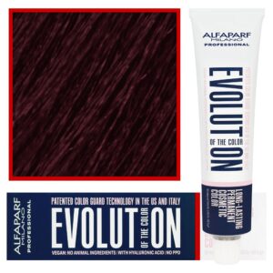 Alfaparf Evolution - wegańska farba do koloryzacji włosów, 60ml 5,66I | Jasny Czerwony Intensywny Brąz