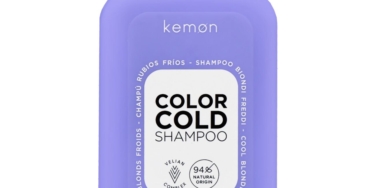 Kemon Color Cold Cool Blonde Shampoo - szampon rozświetlający do włosów blond, 250ml