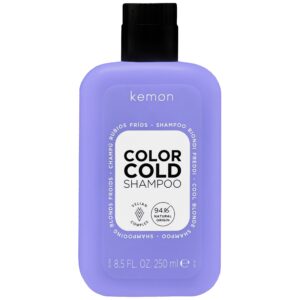 Kemon Color Cold Cool Blonde Shampoo - szampon rozświetlający do włosów blond, 250ml