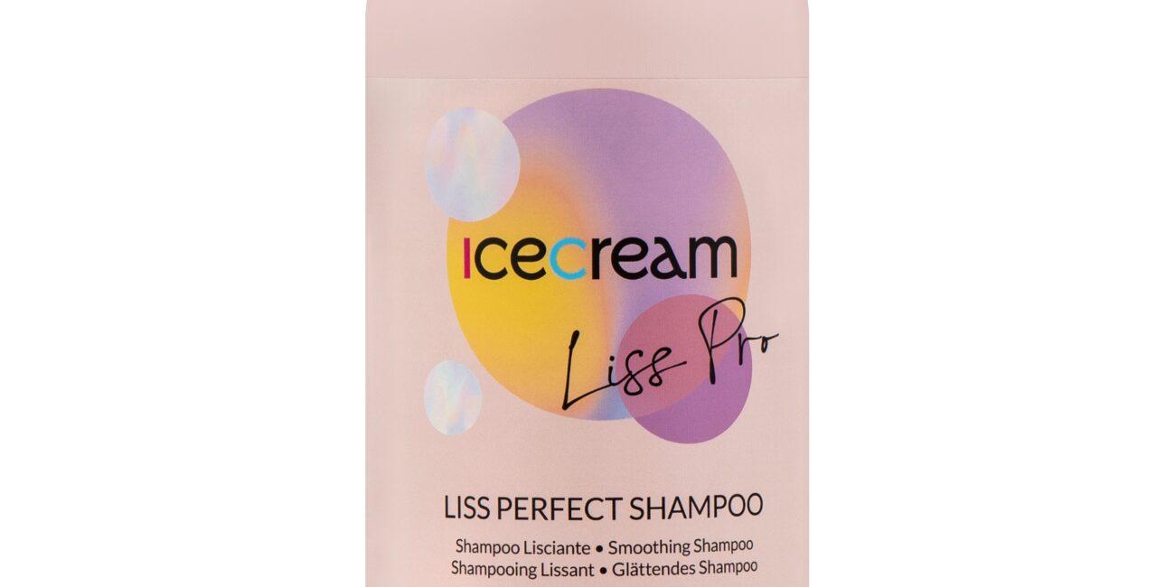 Inebrya Ice Cream Liss Perfect Pro - szampon wygładzający, 1000ml