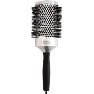 Olivia Garden Essential Blowout Classic - szczotka do stylizacji włosów srebrna, 65mm