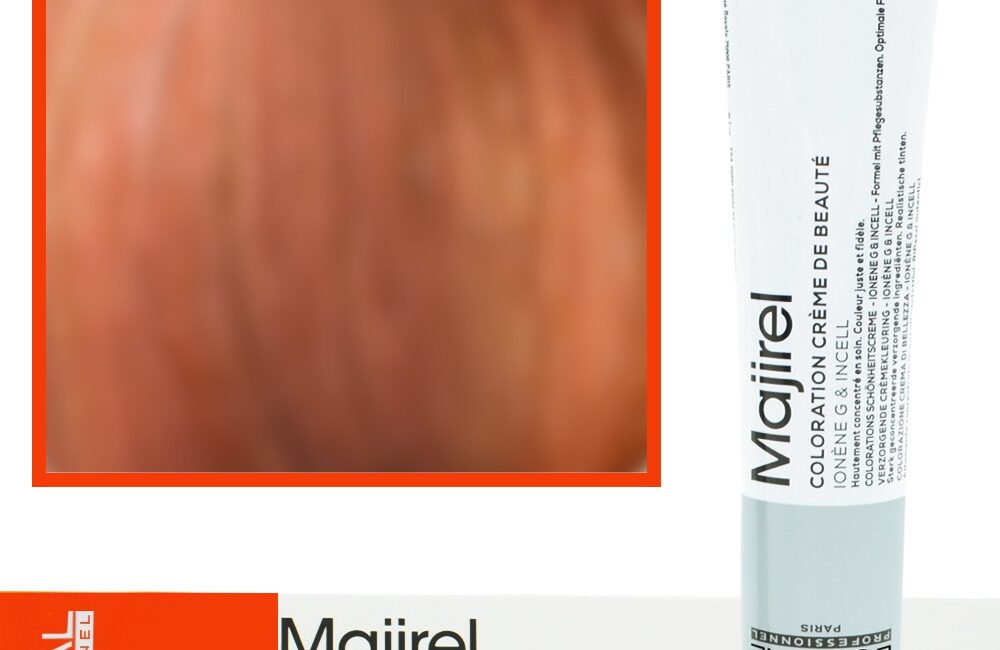 Loreal Majirel - profesjonalna farba do włosów, paleta kolorów, 50ml 7.4 Blond Miedziany