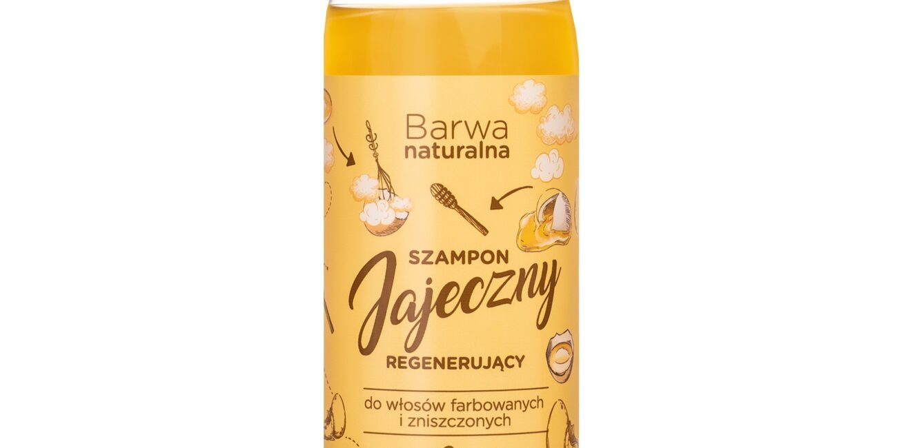 Barwa Naturalna Szampon Jajeczny do włosów farbowanych 300 ml