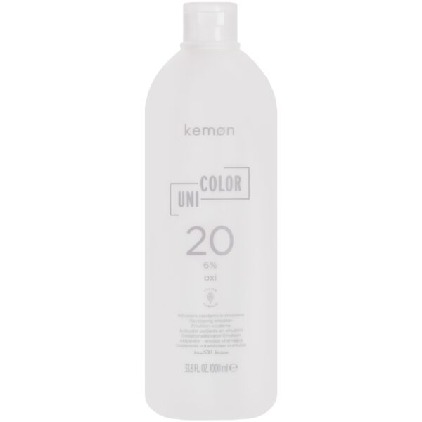 Kemon Uni Color Oxi – utleniający aktywator do farb Kemon Cramer, 1000 ml 20 VOL | 6%