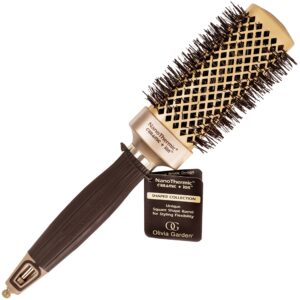 Olivia Garden Nano Thermic Square NT-S40 - szczotka z właściwościami antystatycznymi