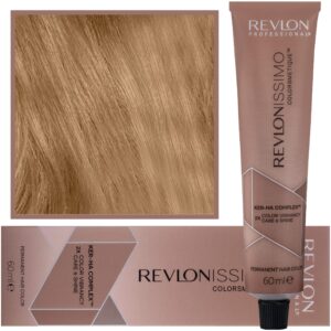 Revlon Revlonissimo Colorsmetique High Coverage - profesjonalna farba do siwych włosów, 60ml HC 7,41 | Średni Kasztanowy Popielaty Blond