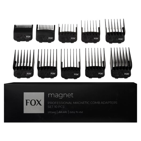 FOX MAGNET MAGNET Zestaw - profesjonalna nasadka magnetyczna do maszynki 10szt