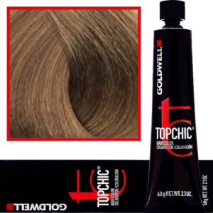 Goldwell Topchic - profesjonalna farba do włosów, 60ml 9-GB Bardzo Jasny Złoty Beż