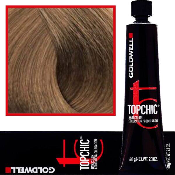 Goldwell Topchic - profesjonalna farba do włosów, 60ml 9-GB Bardzo Jasny Złoty Beż
