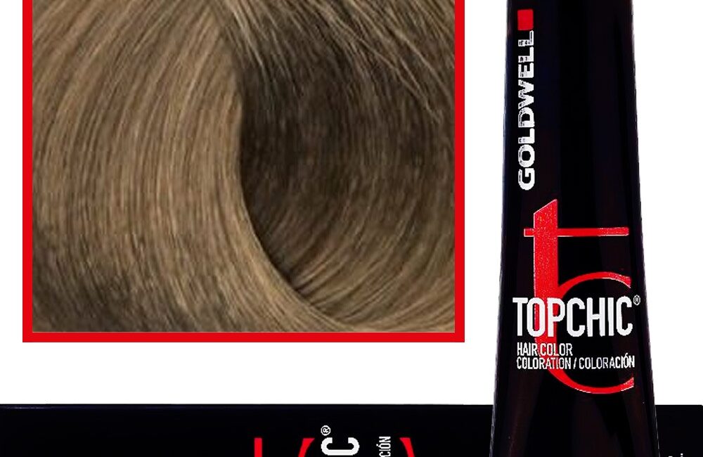 Goldwell Topchic - profesjonalna farba do włosów, 60ml 8-NN Ekstra Mocny Jasny Naturalny Blond