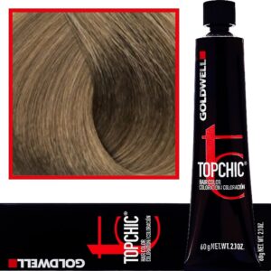 Goldwell Topchic - profesjonalna farba do włosów, 60ml 8-NN Ekstra Mocny Jasny Naturalny Blond