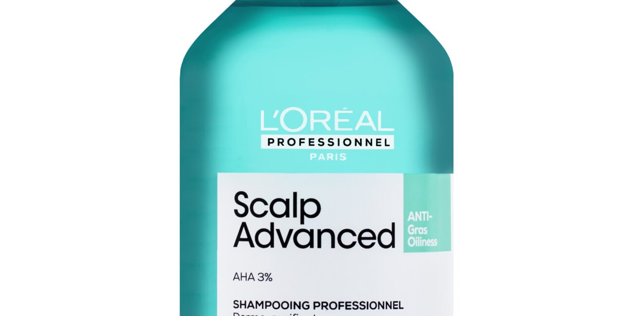 Loreal Scalp Advanced - szampon do włosów przetłuszczających się z 3% AHA, 300ml
