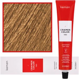 Kemon Cramer Color – kremowa farba do włosów z olejem kokosowym, 100ml 10,33 | Głęboki Złoty Platynowy