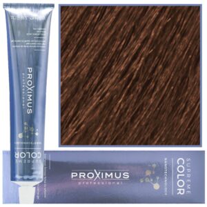 Proximus Supreme Color Nanotechnology – profesjonalna farba do włosów z kwasem hialuronowym, 100ml 6 | Ciemny Blond