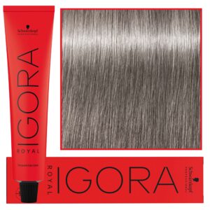 Schwarzkopf Professional Igora Royal - trwała farba do włosów o innowacyjnej formule, 60ml 8-11 | Jasny Blond Cendre Ekstra