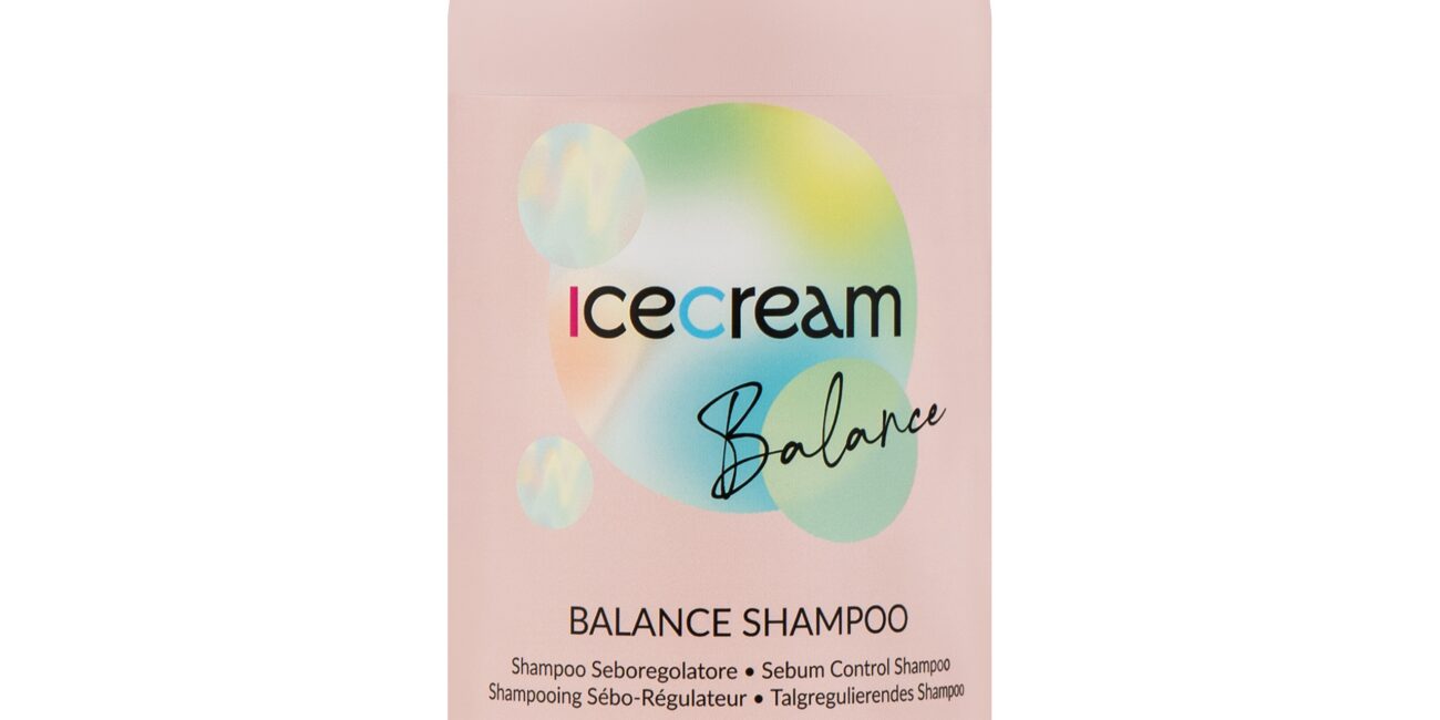 Inebrya Ice Cream Balance - szampon do włosów przetłuszczających się, 1000ml