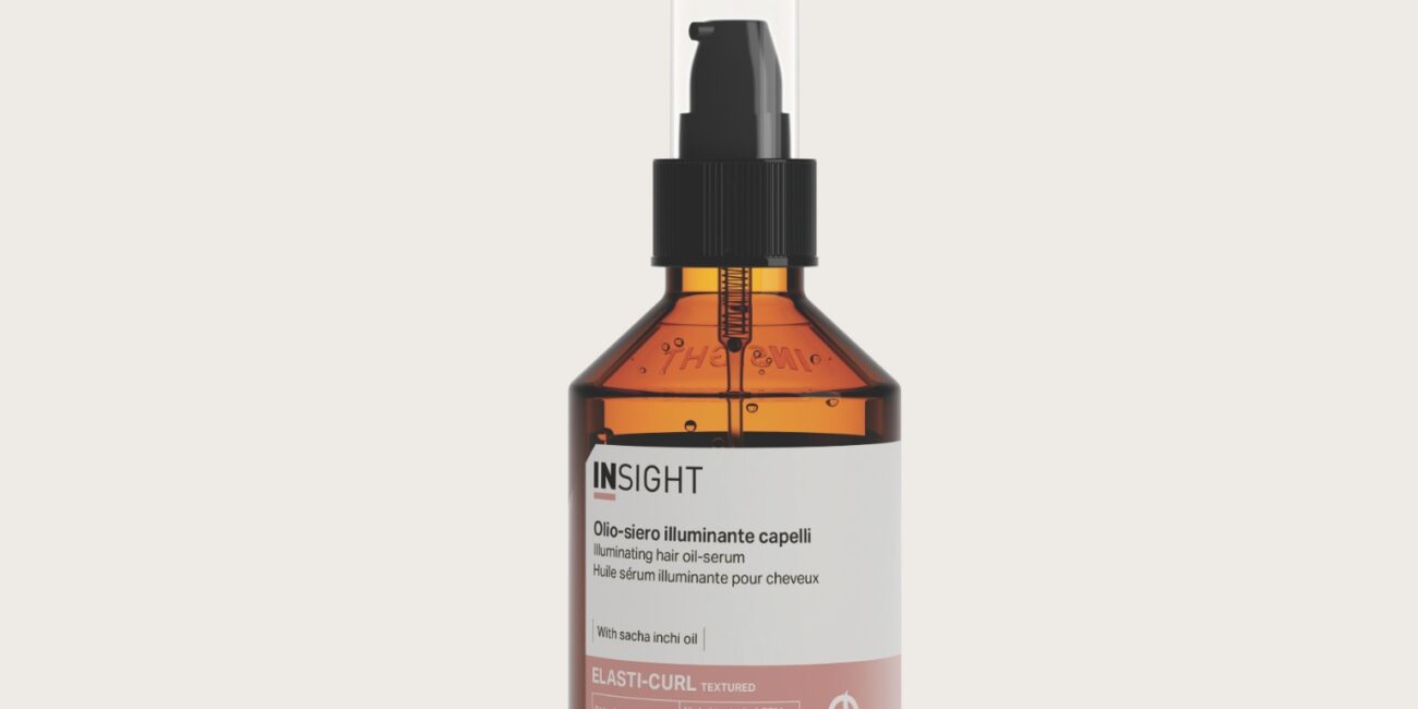 Nabłyszczające serum olejowe do włosów kręconych 100 ml INSIGHT ELASTI CURL