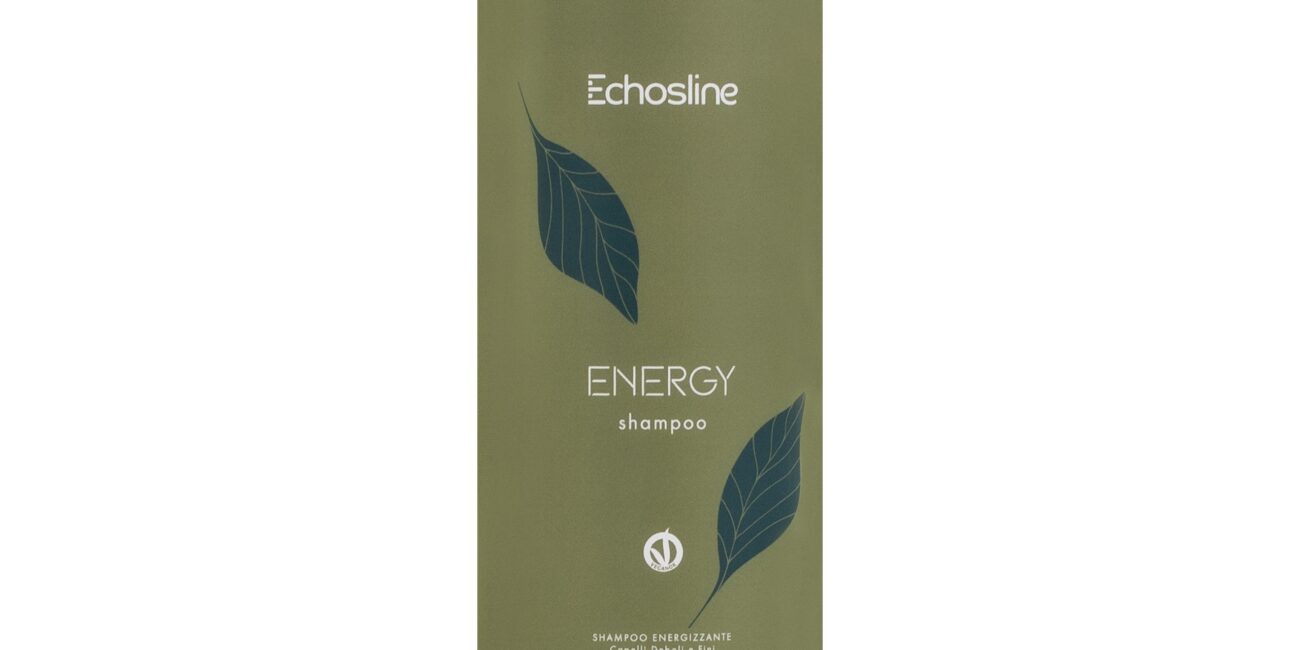 ECHOSLINE Energy Shampoo - szampon wzmacniający do włosów słabych i wypadających, 1000ml