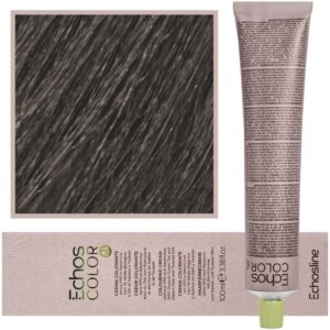 Echosline Echos Color Colouring Cream - wegańska farba do włosów, 100ml ASH | Popielaty