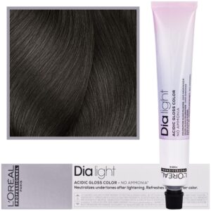 Loreal Dia Light - profesjonalna farba do włosów, 50ml 5 Jasny Brąz