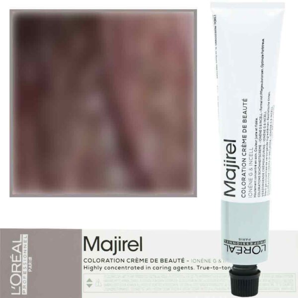 Loreal Majirel - profesjonalna farba do włosów, paleta kolorów, 50ml 5.15 Jasny Brąz Popielato-Mahoniowy