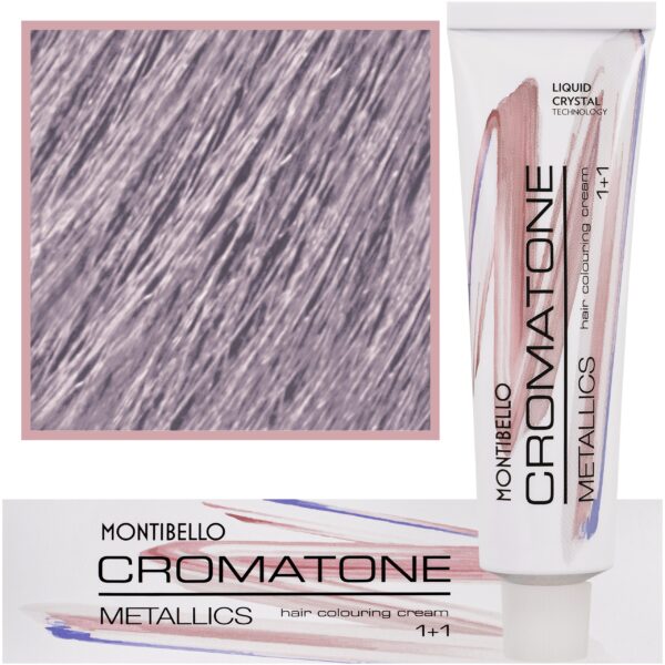 Montibello Cromatone Metallics, wielofunkcyjna farba do włosów 60 ml 9,22 M | Intensywny Perłowy Bardzo Jasny Blond