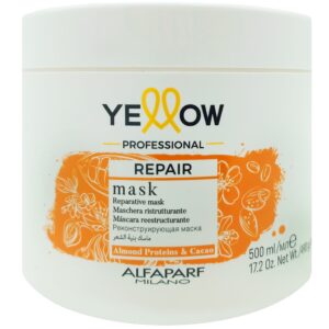Alfaparf YELLOW Repair - maska odżywiająca i regenerująca do włosów zniszczonych, 500ml