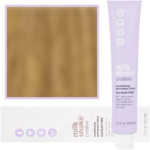 Milk Shake Creative - farba do włosów 100ml, pełna paleta kolorów 8,0 | 8NN || Intensywny Jasny Blond