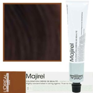 Loreal Majirel - profesjonalna farba do włosów, paleta kolorów, 50ml 6.8 Ciemny Blond Mokka