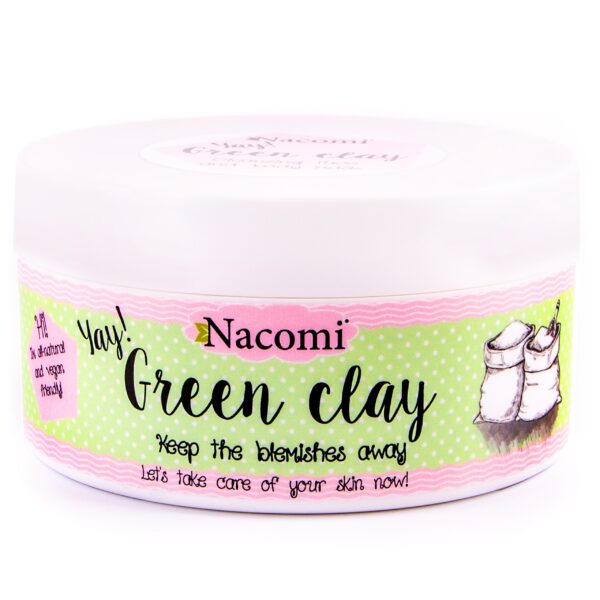 Nacomi Green Clay zielona glinka maseczka oczyszczająca 65g
