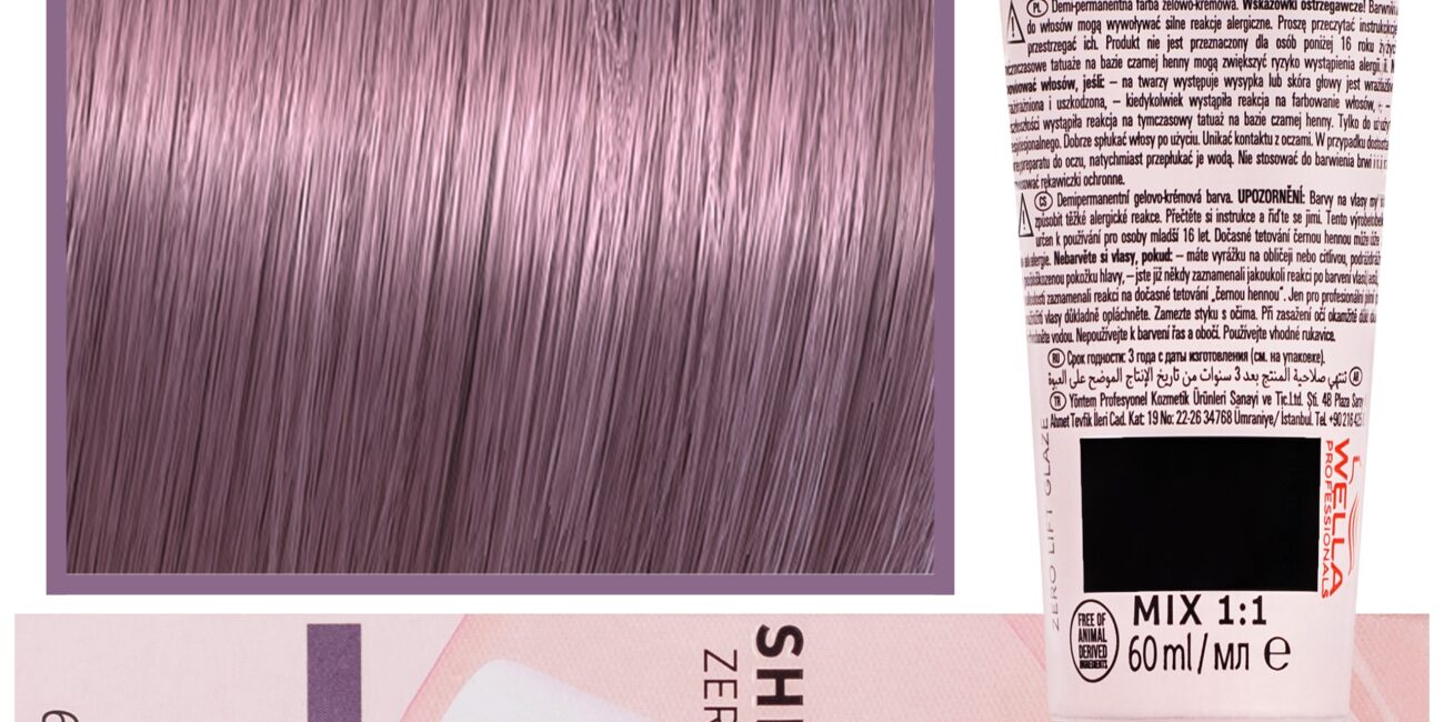 Wella Shinefinity Zero Lift Glaze - profesjonalna farba do włosów, 60ml 06/6 | Ciemny Fioletowy Blond